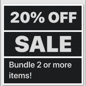20% Off all bundles of 2 or more items!